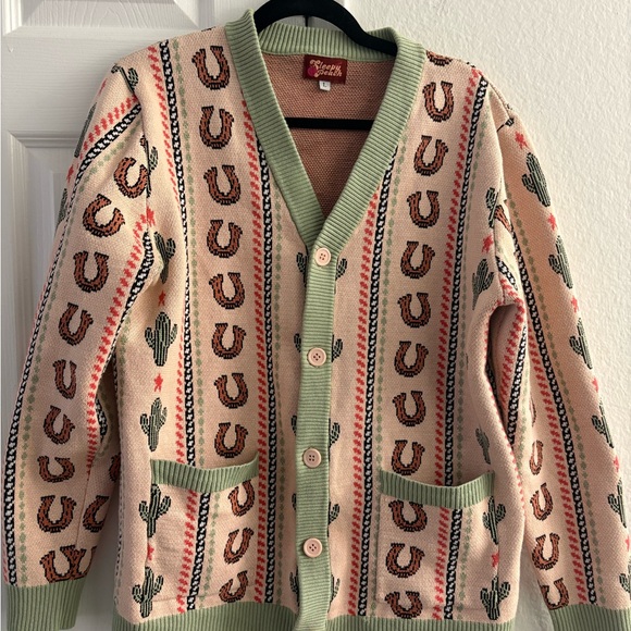 sleepy peach clothing Best Western Cardigan Sweater - Picture 1 of 8